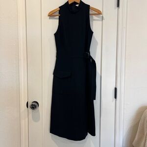 NWT SPANX Belted Sleeveless Ponte Cargo Dress